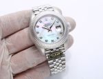 C Factory Rolex Date Replica Log Datejust  3235  41MM White Watch
